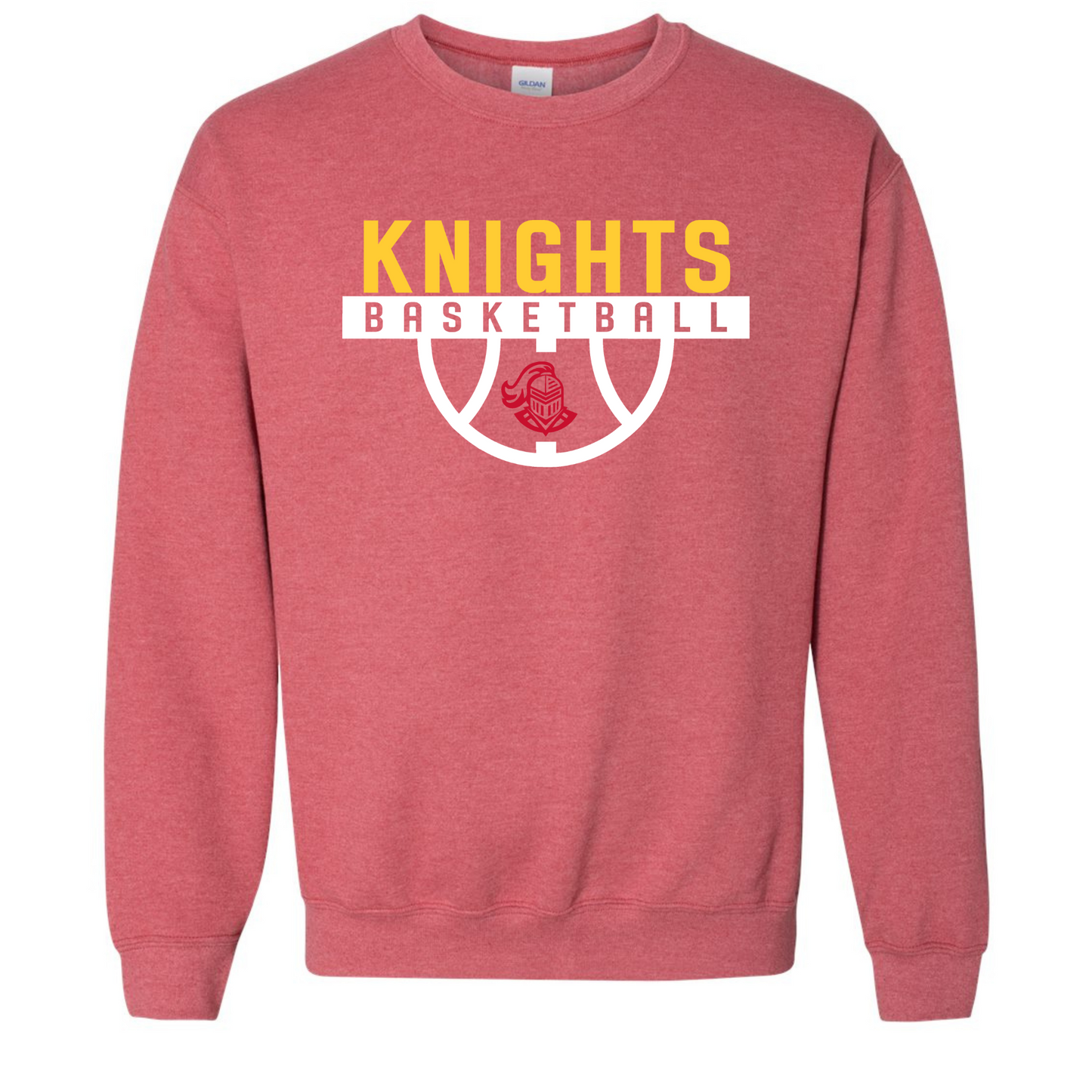 KNIGHTS Basketball Sweatshirt-*multiple color options- crew or hooded*