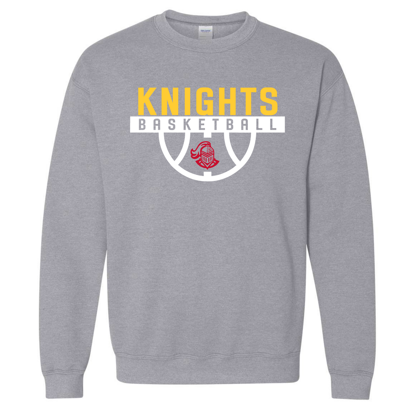 KNIGHTS Basketball Sweatshirt-*multiple color options- crew or hooded*