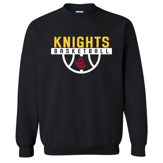 KNIGHTS Basketball Sweatshirt-*multiple color options- crew or hooded*