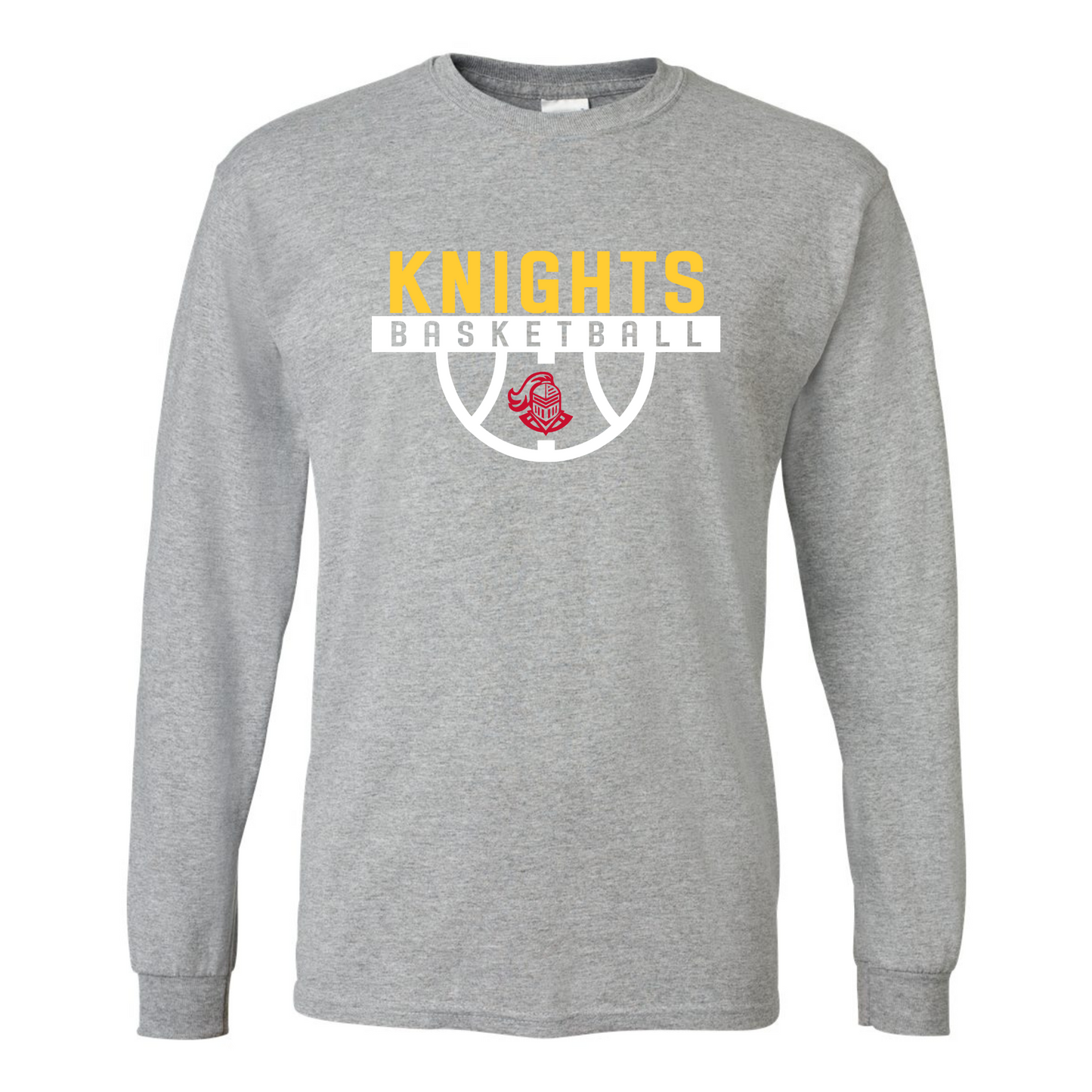 KNIGHTS Basketball Tee-*3 color options - short or long sleeve*