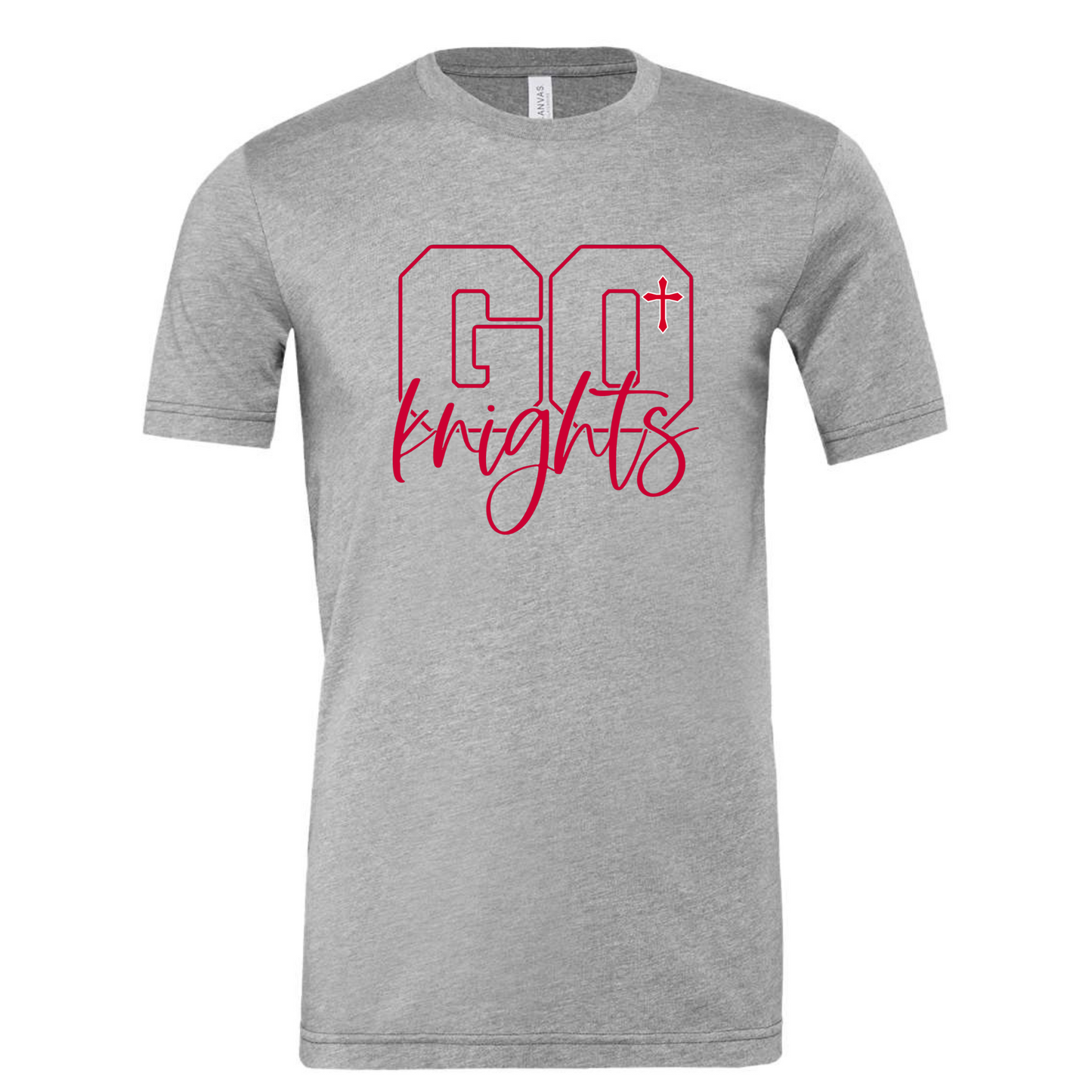 Bella + Canvas GO KNIGHTS tee