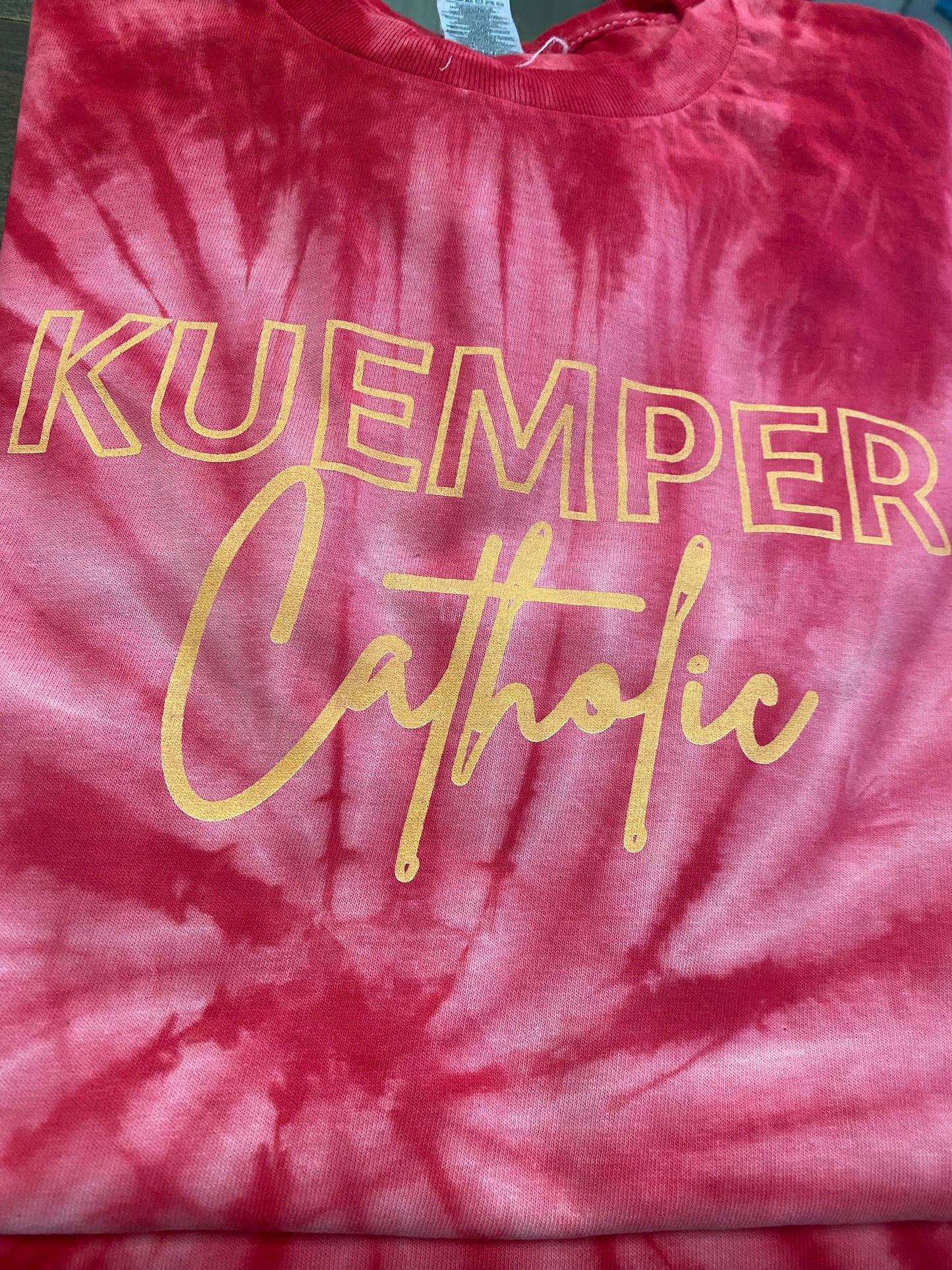 Kuemper Catholic Tie Dye Tee